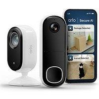 Arlo Essential 3 Indoor 2K Camera And Video Doorbell Hd