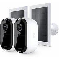 Arlo Essential 3 2K Outdoor 2 Cameras Kit With 2 Solar Panel Kit