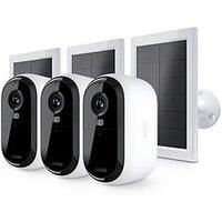 Arlo Essential 3 2K Outdoor 3 Cameras With 3 Solar Panel Kit