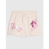 River Island Older Girls Graffiti Icon Shorts - Cream