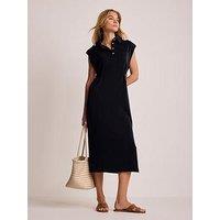 Mint Velvet Navy Utility Jersey Dress - Blue