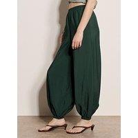 Apricot Relaxed Balloon Trouser - Green