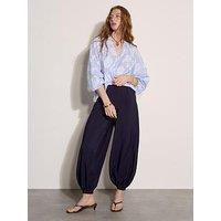 Apricot Relaxed Balloon Trouser - Blue