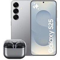 Samsung S25 5G, 256Gb Mobile With Buds3 Pro Silver With Ai