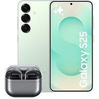 Samsung S25 5G, 512Gb Mobile With Buds3 Pro Silver With Ai