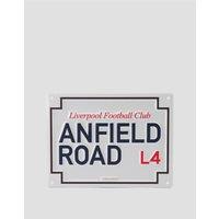 Liverpool Fc Small Metal Anfield Road Sign