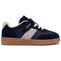 Clarks Younger Cypress Step Trainer - Navy
