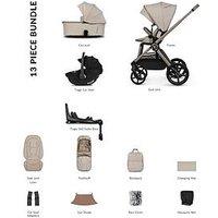 Venicci Upline 3 - 4In1 Bundle Tiago Black Car Seat And 360 Base - Pebble