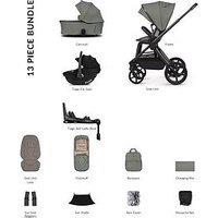 Venicci Upline 3 - 4In1 Bundle Tiago Black Car Seat And 360 Base - Aloe