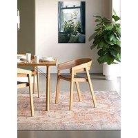 Kukoon Washable Terracotta Vintage Rug - Sisu