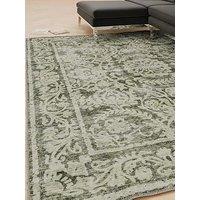 Kukoon Soft Washable Green Motif Rug - Pippa