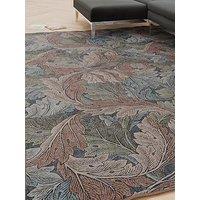 Kukoon Soft Washable Green Leaf Print Rug - Sylvan
