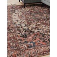 Kukoon Soft Washable Terracotta Medallion Rug - Verity