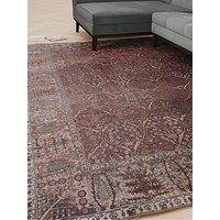 Kukoon Soft Washable Red Plum Vintage Rug - Violet