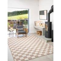 Kukoon Washable Checkerboard Jute Style Rug - Noa