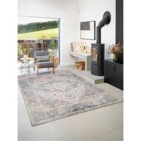 Kukoon Washable Vintage Green Jute Style Rug - Cova