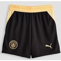 Puma Junior Manchester City 26/27 Away Replica Short - Black