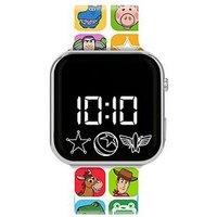 Toy Story 5 Led Display Watch With Silicone Character Strap For Kids