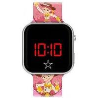 Toy Story Jessie Led Display Watch With Silicone Character Strap For Kids