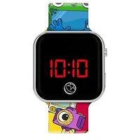 Toy Story 5 Led Display Watch With Silicone Character Strap For Kids