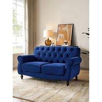 Dusk Hebden 2 Seater Sofa - Royal Blue