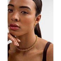Katie Loxton Heritage Tangled Rope Plated Grecian Link Necklace - Gold