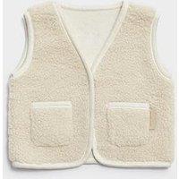 Katie Loxton Baby Borg Gilet , Off White , 30Cm X 28.5Cm