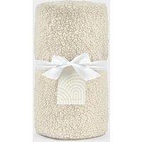 Katie Loxton Baby Borg Blanket , Off White , 48Cm X 70Cm