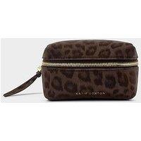 Katie Loxton Accessories Organiser , Chocolate Leopard , 8.5Cm X 14.5Cm X 10Cm