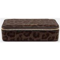 Katie Loxton Classic Jewellery Box , Chocolate Leopard , 17.7Cm X 9.5Cm X 5.5Cm