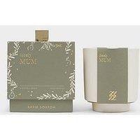 Katie Loxton Ceramic Sentiment Candle , Lovely Mum , 8.5Cm X 7.5Cm X 5.1Cm