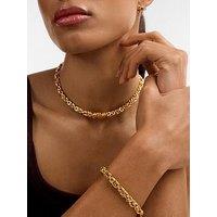 Katie Loxton Heritage Tangled Gold Rope Chain Bracelet - Gold