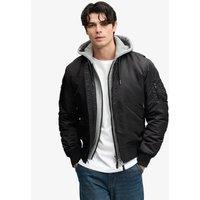 Superdry Hooded Ma1 Bomber Jacket - Black