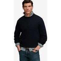 Superdry Essential Stacked Logo Crew Sweatshirt - Dark Navy