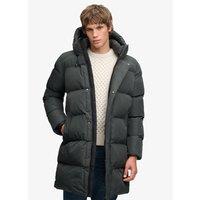 Superdry Mens Hooded Sports Padded Coat - Green