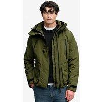 Superdry Hooded Ultimate Embroidered Windbreaker Jacket - Green