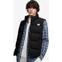 Superdry Non Hood Short Everest Gilet - Black