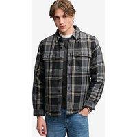 Superdry Borg Lined Miller Overshirt - Black