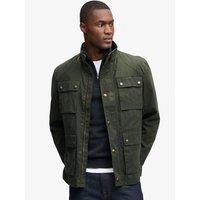 Superdry Mens Wax Racer Multiple Pocket Jacket - Green