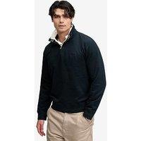 Superdry Superdry Essential Serif Logo Half Zip Sweatshirt - Navy