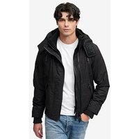 Superdry Hooded Microfibre Artic Windcheater Jacket - Black