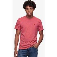 Superdry Essential Sdco Logo Embroidered T-Shirt - Punch Pink Marl / Navy