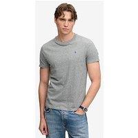 Superdry Essential Embroidered Sdco Logo T-Shirt - Dark Grey