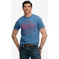 Superdry Vintage Logo Classic T-Shirt - Blue