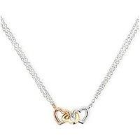 Radley Radley Triple Plated Heart Charm Necklace