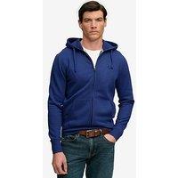 Superdry Essential Sd Co Logo Zip Hoodie - Summit Blue