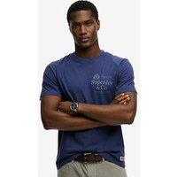 Superdry 1954 Company Relaxed T-Shirt - Blue