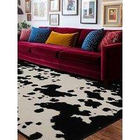 The Very Collection Maestro Cow Print Mono Rug