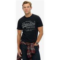 Superdry Vintage Logo Classic T-Shirt - Navy