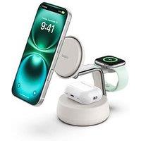 Belkin 25W Qi2 3 In 1 Folding Charger With Apple Watch Charger, Sand